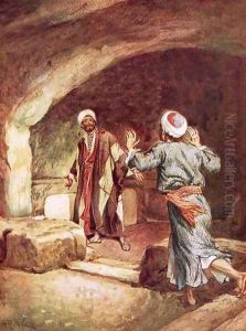 Peter and John in the sepulchre