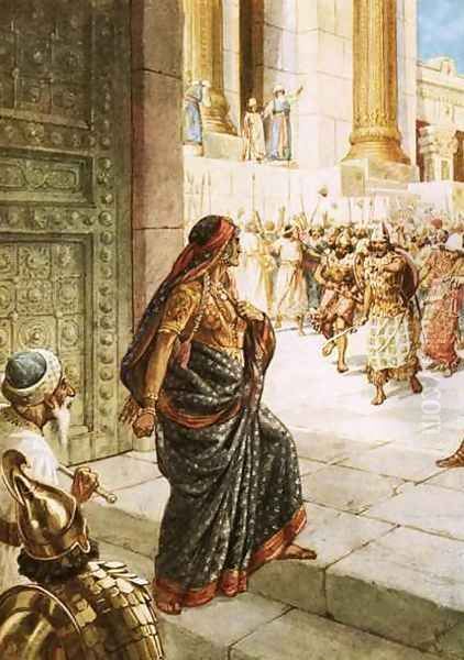 The coronation of Joash and death of Athaliah - view 1