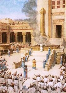 The dedication of the temple by William Brassey Hole
