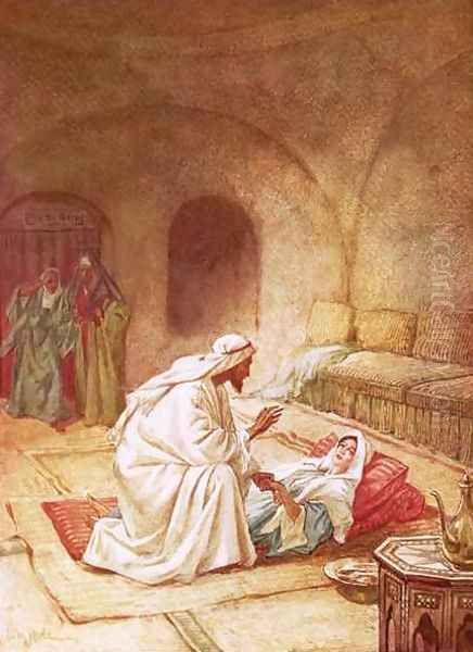 Jesus reviving Jairuss daughter - view 1