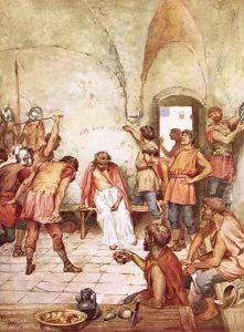 Jesus mocked by Roman soldiers by William Brassey Hole