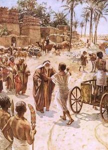 The meeting of Jacob and Joseph in Egypt