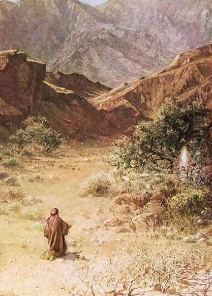 Moses and the burning bush - view 1