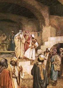 Samuel anointing David in the midst of his brethren by William Brassey Hole