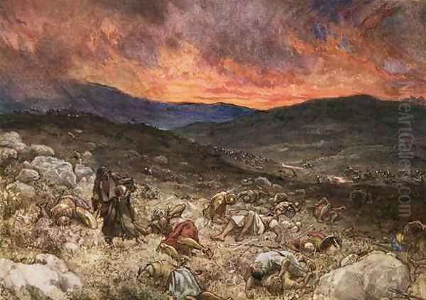 The death of Saul at Gilboa - view 1