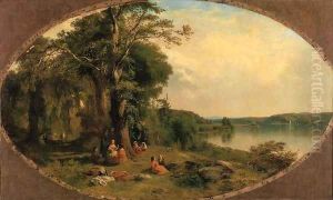 Picnic on the Hudson by James McDougal Hart