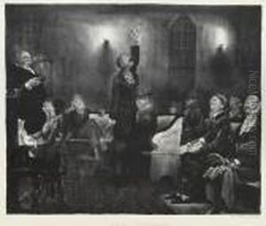Prayer Meeting by George Wesley Bellows