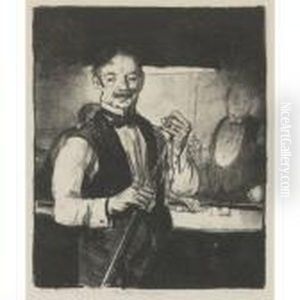 Old Billiard Player by George Wesley Bellows
