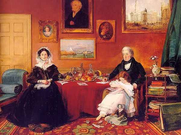 The Langford Family in their Drawing Room 1841 - view 1