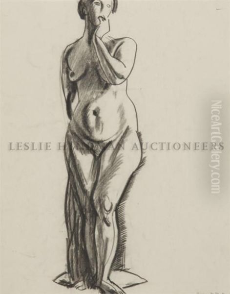 Standing Female Nude - view 1