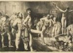 Business Men's Bath by George Wesley Bellows