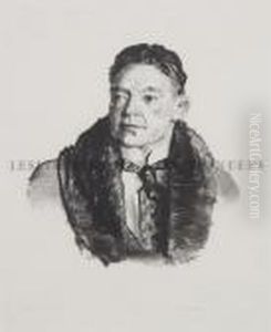 Portrait Of Robert Aitken (the Sculptor) by George Wesley Bellows