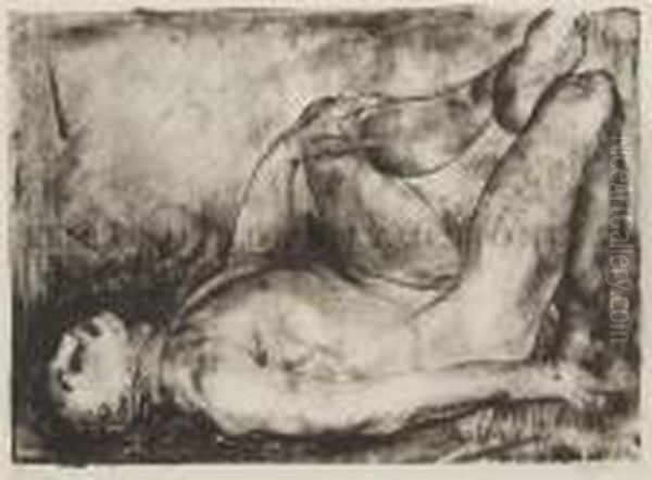 Man On His Back, Nude - view 1