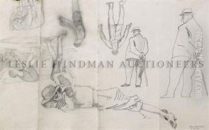 Study For Legs Of The Sea by George Wesley Bellows