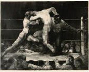A Stag At Sharkey's by George Wesley Bellows