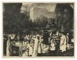 In The Park, Light. by George Wesley Bellows