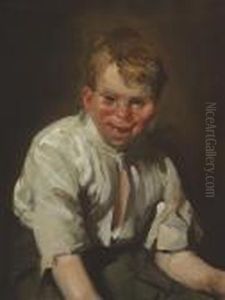 Portrait Of A Laughing Boy by George Wesley Bellows