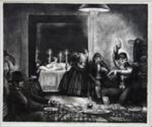 Punchinello In The House Of Death by George Wesley Bellows