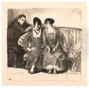 Emma, Elsie And Gene by George Wesley Bellows