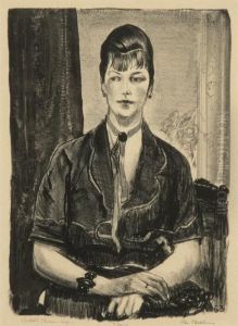 Portrait Of Elsie Speicher by George Wesley Bellows
