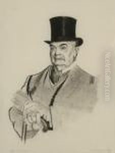 Portrait Of W.e. Story by George Wesley Bellows