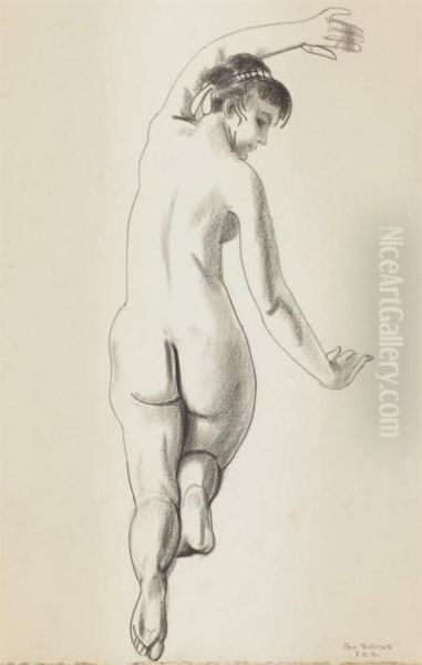 Nude With Arm Upraised - view 1