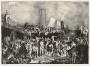 River-front (m. 168) by George Wesley Bellows