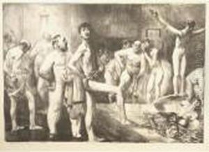 Business-men's Bath (m. 145) by George Wesley Bellows