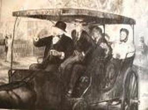 Sunday Going To Church by George Wesley Bellows