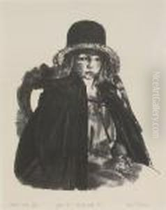 Jean In A Black Hat Ii (m. 187) by George Wesley Bellows