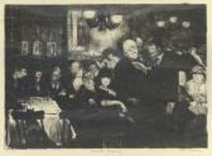 Artists' Evening (at Petitpas') by George Wesley Bellows