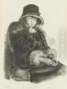 Anne In A Black Hat by George Wesley Bellows