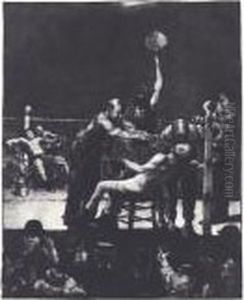Between Rounds, Large, First Stone (m. 25) by George Wesley Bellows