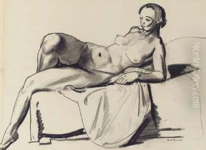 Nude Study, Classic On A Couch Nude Study, Classic On A Couch