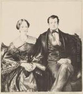 Auntie Mason And Her Husband by George Wesley Bellows