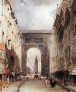 Rue Vivienne and Porte St Denis Paris