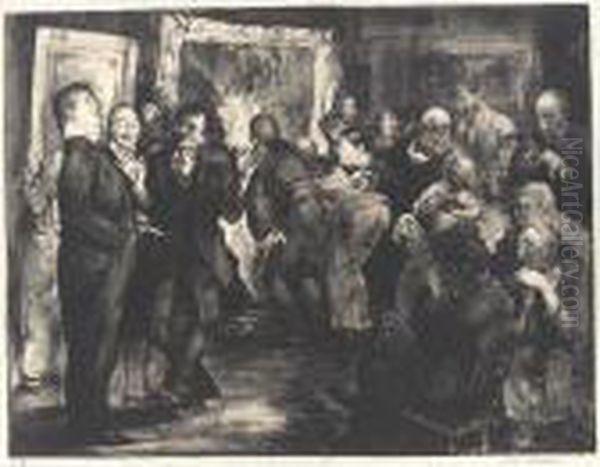 Artists Judging Works Of Art (m. 18) - view 1
