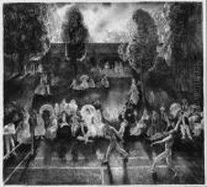 Tennis (tennis Tournament) (m. 71) by George Wesley Bellows
