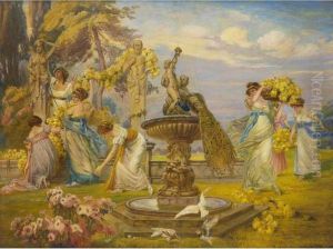 Allegoria Della Primavera by Achille Beltrame