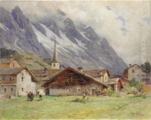 Courmayeur by Achille Beltrame
