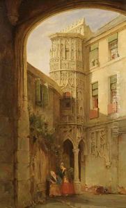 The remains of the palace of Philippe le Bel by James Holland