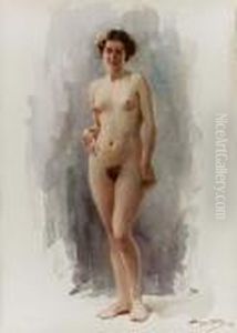 Nudo Femminile by Achille Beltrame