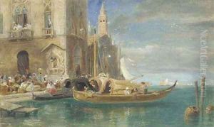 Venice, with Santa Maria della Salute in the distance by James Holland