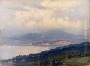 Il Lago Maggiore - 1931 by Achille Beltrame