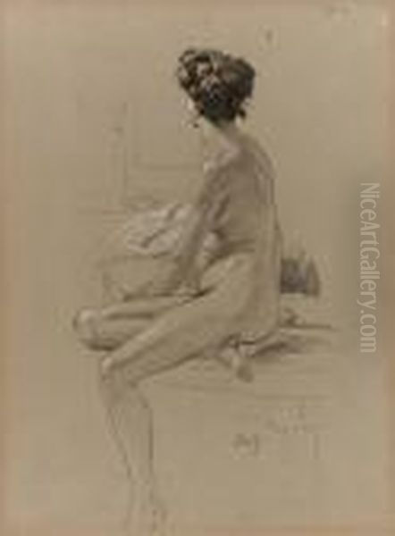 Figura Di Schiena - 1907-1908 - view 1
