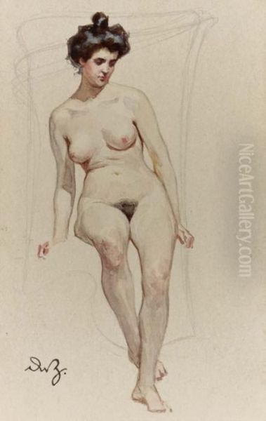 Nudo Femminile Seduto - view 1
