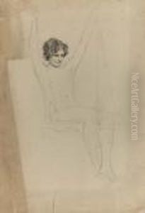Studio Per Nudo Femminile by Achille Beltrame
