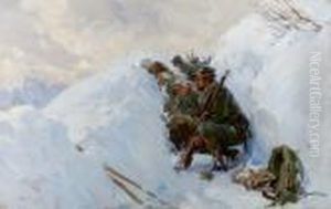 Il Trincea, La I Guerra Mondiale (grippo N. Uno Ulisse) by Achille Beltrame