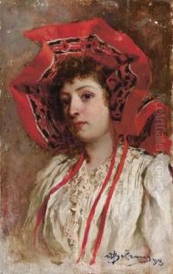 Ritratto Femminile Con Fazzoletto - 1893 thumbnail