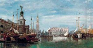 Doge's Palace and the Dogana, Venice by James Holland